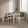livinity® Esszimmer-Eckbank, Weiß, 41.5 x 76.6 cm