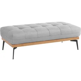 exxpo - sofa fashion Hocker Palic 139 x 47 x 71 cm Silber