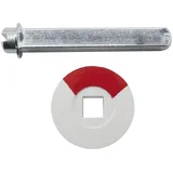 grundmann Notöffner WC Langschild 60mm Stahl verzinkt
