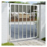 vidaXL Gartentor 100x100 cm Edelstahl
