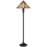 Elstead Lighting Tiffany-Glas 149,4 cm 1D13NT00C020A Bronze