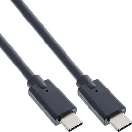 InLine Inline® USB 3.2 Gen.2x2 Kabel, USB-C Stecker/Stecker, schwarz, 0,3m