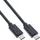 InLine Inline® USB 3.2 Gen.2x2 Kabel, USB-C Stecker/Stecker, schwarz, 0,3m