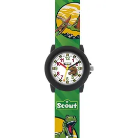 Scout Crystal 280305041 Gehäusefarbe Grün Silikonarmband Grün