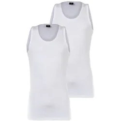 G-STAR Herren Tank Tops - Base Tank Top, Rundhals, Baumwolle, einfarbig Weiß L