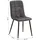 Homestyle4u Tischgruppe, Weiß, Grau, Textil, 4-Sitzer, 80x88x120 cm, Esszimmer, Bänke, Tisch- & Eckbankgruppen