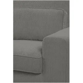 xonox Eckcouch Polyester L-Form 3-Sitzer Grau