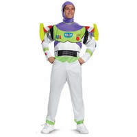 Disguise Disney Offizielles Buzz Lightyear Kostüm Erwachsene, Toy Story Kostüm , XL ,Mehrfarbig