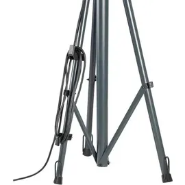 Scangrip Baustrahlerstativ Aluminium/Kunststoff/Stahl/Stahlrohr 1,35-3,00 m schwarz