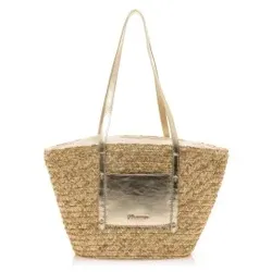 Mariamare für Damen. PAXTON Paxton beige Handtasche (OSFA), Lässig, Raffia