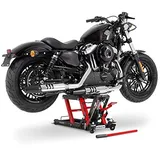 ConStands - Motorrad-Hebebühne Hydraulisch L Sicherung Rot für Suzuki Bandit 1200/S, Bandit 1250/S, Bandit 650/S, DR 350 S/SE, DR 650 R/RE