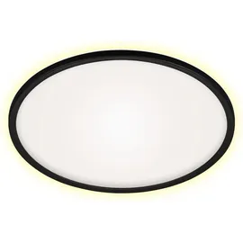 Briloner LED Panel Slim 1 schwarz Ø 42 cm