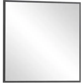 WELLTIME Wandspiegel, schwarz matt B/H/T: ca. 67x67x3 cm