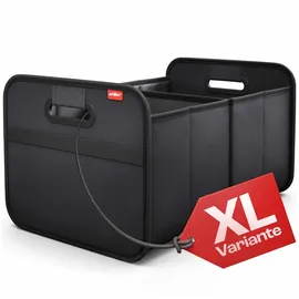 Achilles Auto Kofferraum Organizer XL – Kofferraumtasche XL mit viel Stauraum – Geräumige & Pflegeleichte Faltbox – Auto Zubehör Innenraum Organizer – Stabiler Boden & Tragegriff – Schwarz