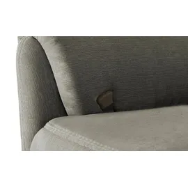 Polstermöbel Oelsa Fernsehsessel Andorra Mikrofaser 87 x 108 x 110 cm Grau mit Rollen