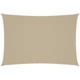 vidaXL Sonnensegel Oxford-Gewebe Rechteckig 2,5x4,5 m Beige