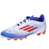 Adidas Unisex F50 League Football Boots Multi Ground Fußballschuhe, Cloud White/solar red/Lucid Blue, 40 EU