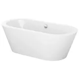 Bette BetteStarlet Oval Silhouette, 165x75cm, freistehende Badewanne, 2720CFXXK, 2720-000CFXXK,Plus, Farbe: Weiß mit Glasur Plus