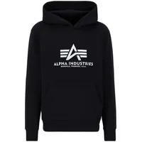 Alpha Industries Basic Carbon Kapuzenpullover Black / Silver XL