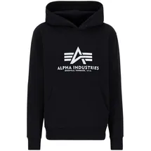 Alpha Industries Basic Carbon Kapuzenpullover Black / Silver XL