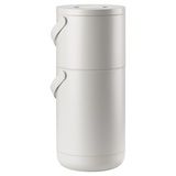 ZONE Denmark Zone Circular Mülleimer, Durchm. 31,5 x 65,5 cm - 22+12 Liter, Warm Grey