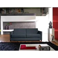 Bali Schlafsofa Norwalk, Dauerschlaffunktion, mit Unterfederung / Lattenrost und Matratze blau 182 cm x 83 cm x 100 cm