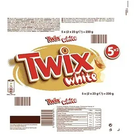 Twix white Schokoriegel 5 St./230,0 g, 5 St.