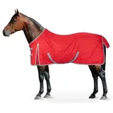 Equinate wasserdichte Regendecke Springfield mit Fleeceinnenfutter Rot