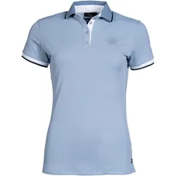 Poloshirt Bloomsbury Damen, RAUCHBLAU Medium