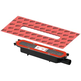 TECE drainprofile Ablauf flach, Auslauf seitlich, 673001