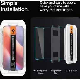 SPIGEN Displayschutzfolie für iPhone 16 Pro transparent