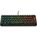 Surefire KingPin X1 Kabelgebunden, USB Gaming-Tastatur Italienisch, QWERTY Schwarz Beleuchtet,