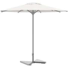 vidaXL Sonnenschirm-Gewichtsplatten 2 Stk. Grau Granit Dreieckig 14 kg