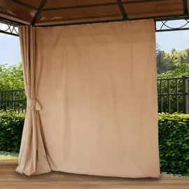 TOOLPORT Gartenpavillon 4x4 m wasserdicht ALU Deluxe Pavillon mit 4 Seitenteilen Hardtop Dach