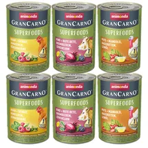 Animonda GranCarno Adult Superfoods Variation 6 x 400 g