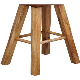 Wohnling Barhocker WL6.011 braun Leder, 1 St.