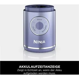 Ninja BC251EULD Tragbarer Mixer, 0,57 l Standmixer Blau