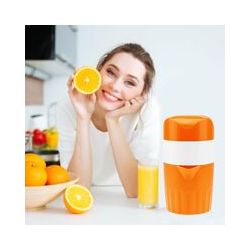 Zitruspresse Zitronenpresse, manueller Entsafter mit Sieb und Behälter, für Zitrone, Orange,