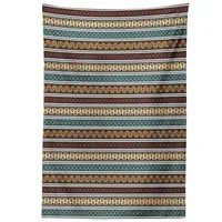 ABAKUHAUS Boho Wandteppich, Form-Muster aus Weiches Mikrofaser Stoff Waschbar