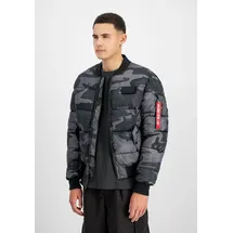 Alpha Industries Ma-1 Camo Bomberjacke Black Camo 2XL