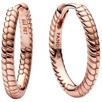 Pandora 282728C00 Damen-Ohrringe für Charms Creolen Roségoldfarben