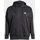 adidas Essentials 3-Streifen Full-Zip Fleece Kapuzenjacke Herren Schwarz/Weiß 2X