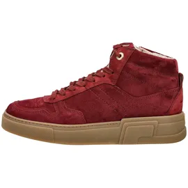 Paul Green Damen Sneaker Veloursleder rot 38