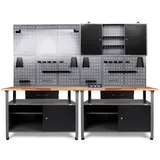 Ondis24 Werkstatt-Set »Klaus«, anthrazit, Metall - grau