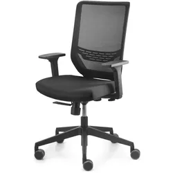 Dauphin to-sync Work Mesh Bürostuhl / Schreibtischstuhl, schwarz