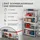 EasyMaxx 2x Schwerlastregal Metall Steckregal Werkstatt Keller Regal System 180 x 90 40