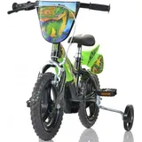 DINO BIKES 12 Zoll Kinderfahrrad Mountainbike T-Rex Dinosaurier - schwarz