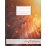CreateSpace Notenheft: DIN A4 • 48 Seiten, 24 Blatt, 12 Systeme, „Flashlight“ • Original #GoodMemos Schulheft • Mit Inhaltsverzeichnis und Seitenzahlen, Noten-Lineatur 14