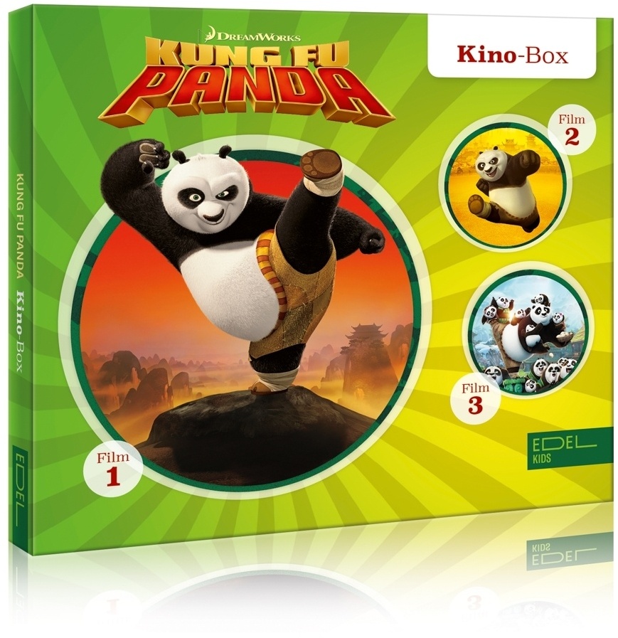 Kung Fu Panda - Kino-Box  Filme 1-3.Tl.1-3 3 Audio-Cd - Kung Fu (Hörbuch)