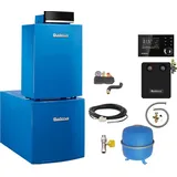 Buderus GB212-15, K59 Gas-Brennwertkessel, L160/2R Speicher, HS25, E/H